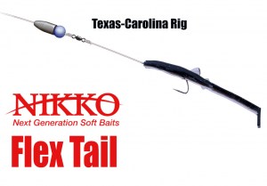 nikko flex tail texas rig